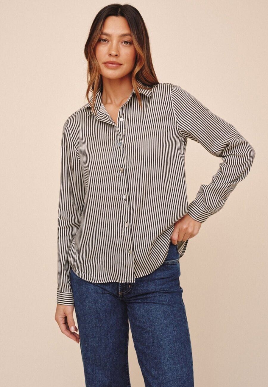 Button Down Shirt - Vintage Pinstripe